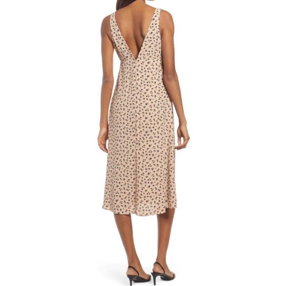 Chelsea28 Floral Sleeveless Midi Dress NWT